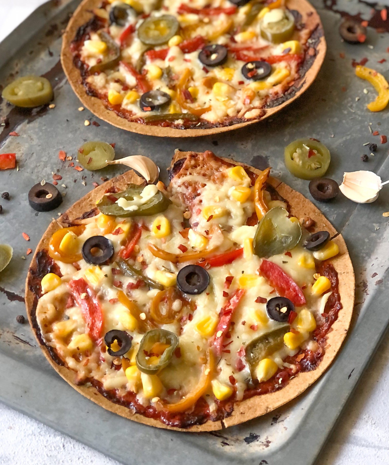 Desi Supreme Khakhra Pizza — Indian food delivery in Kingsbury, London